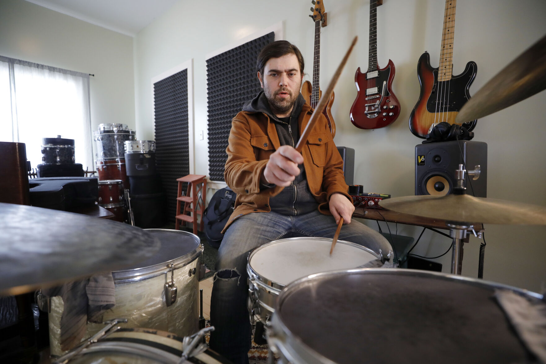 brian kantor playing drums